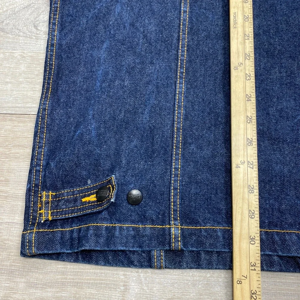 Marithe Francois Girbaud Denim Vest Mens XXL Blue Vintage Streetwear Casual